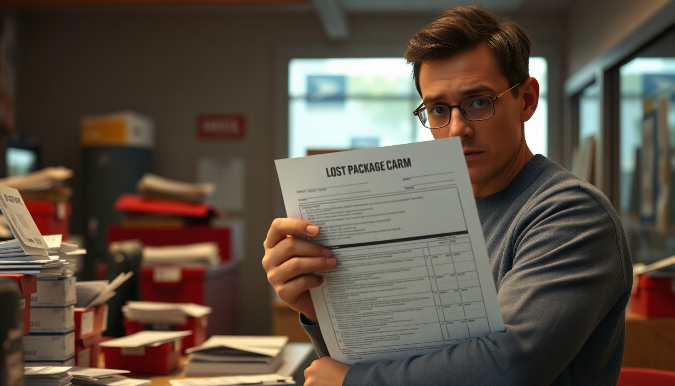 Les démarches immédiates à suivre en cas de colis perdu