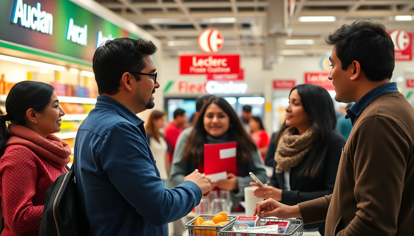 Comparaison avec les concurrents du marché carrefour, leclerc, etc.