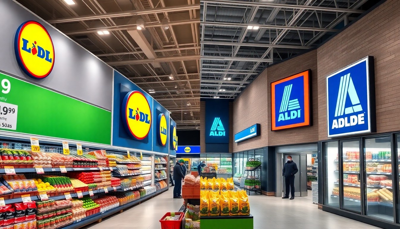 Lidl vs aldi  présentation des deux géants du discount
