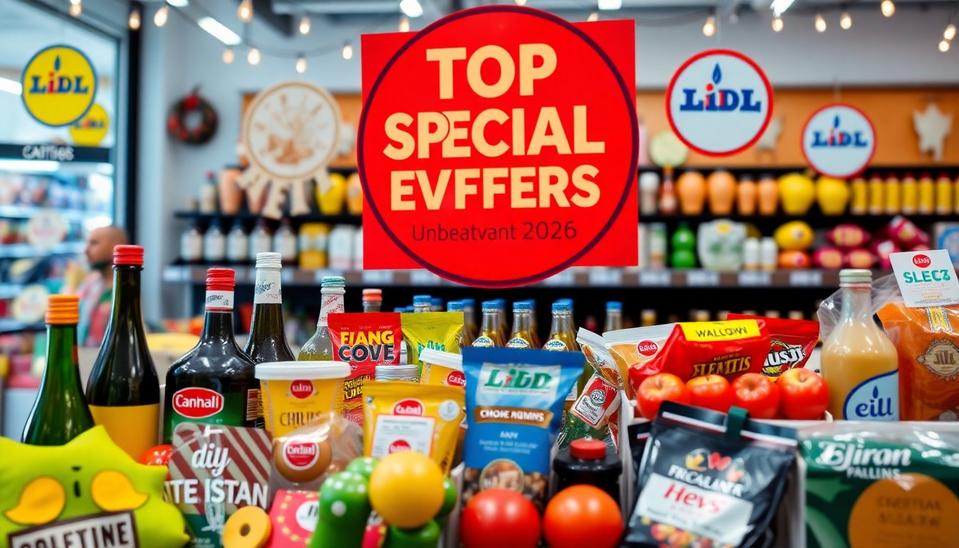 Top offres spéciales et événements lidl à saisir