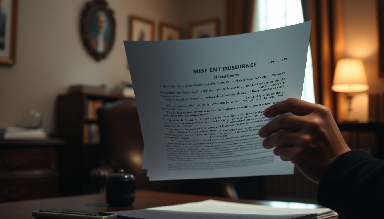 Quest-ce quune mise en demeure  définition et fondements juridiques