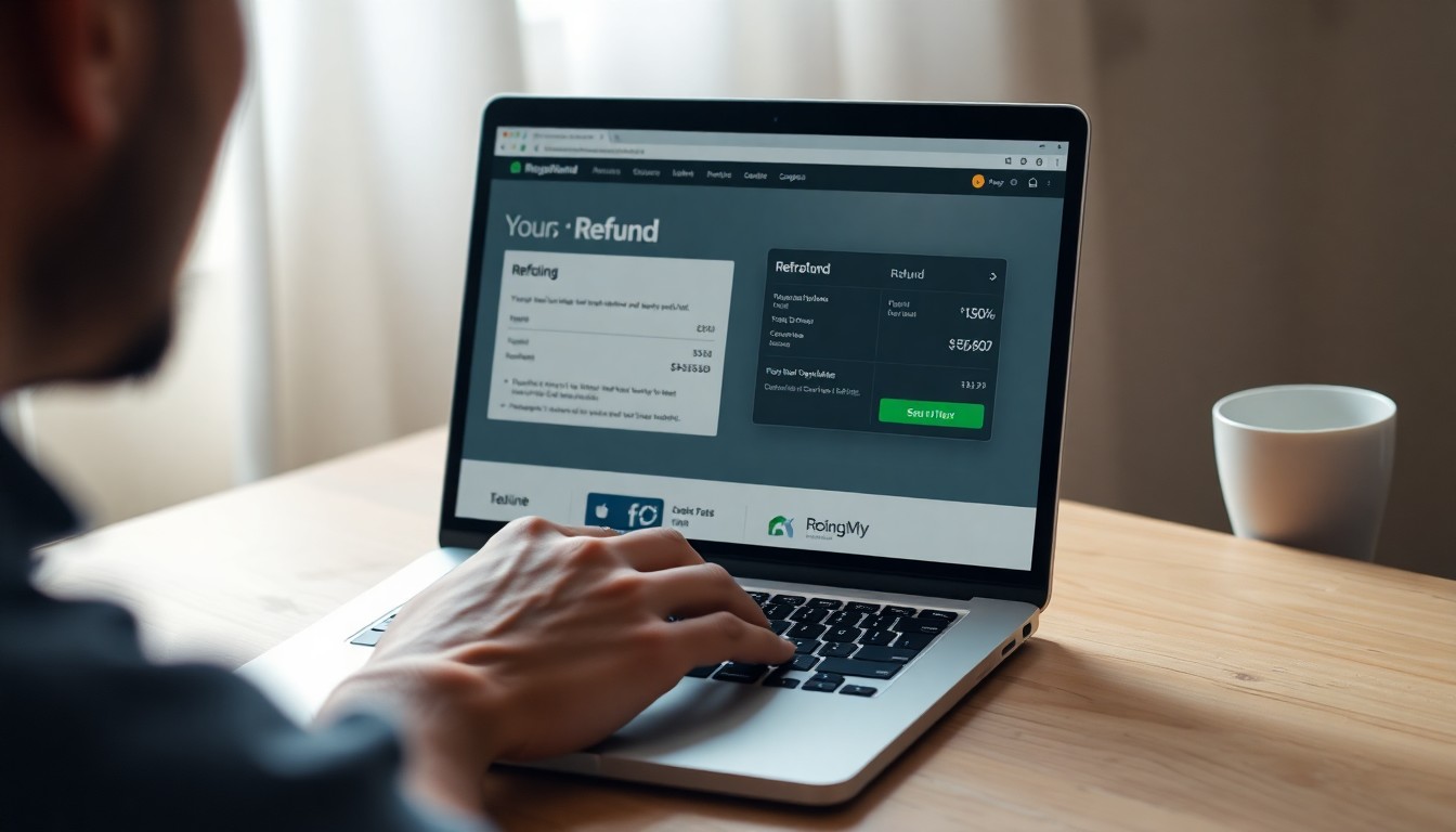 Étapes détaillées pour demander le remboursement en ligne