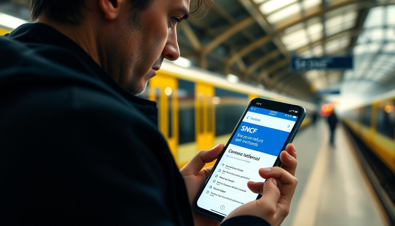 Comment demander un remboursement sncf  guide étape par étape
