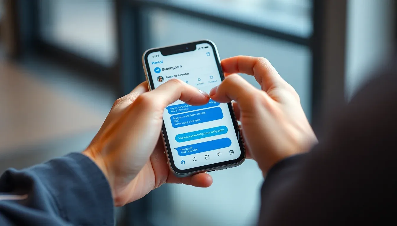 Comment contacter un hôte ou un établissement sur booking 