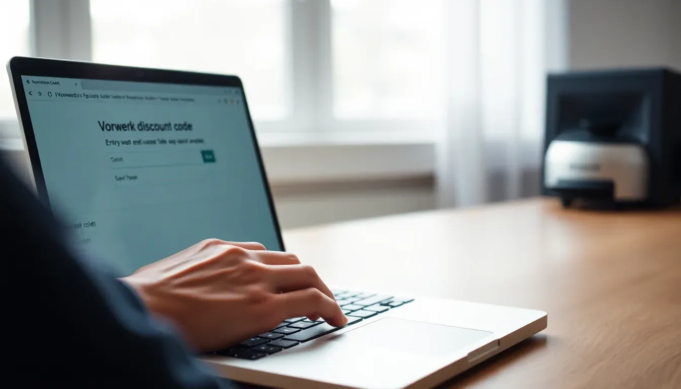 Comment échanger un bon de réduction Vorwerk en ligne étape par étape